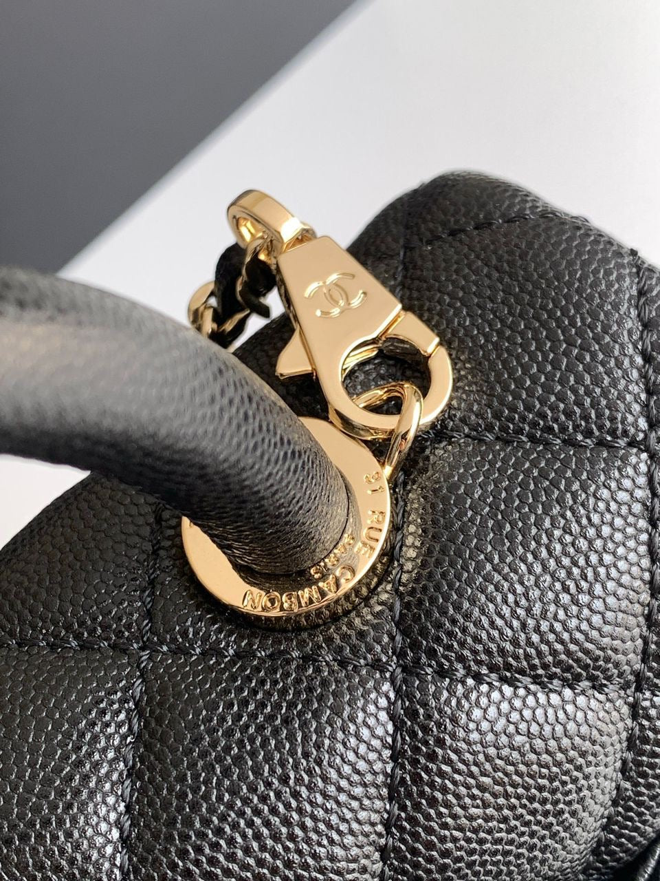 Chanel Coco Top Handle Bag (Caviar)