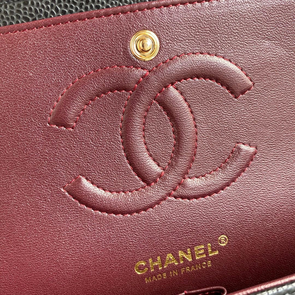 Chanel Classic Double Flap Bag (Caviar)