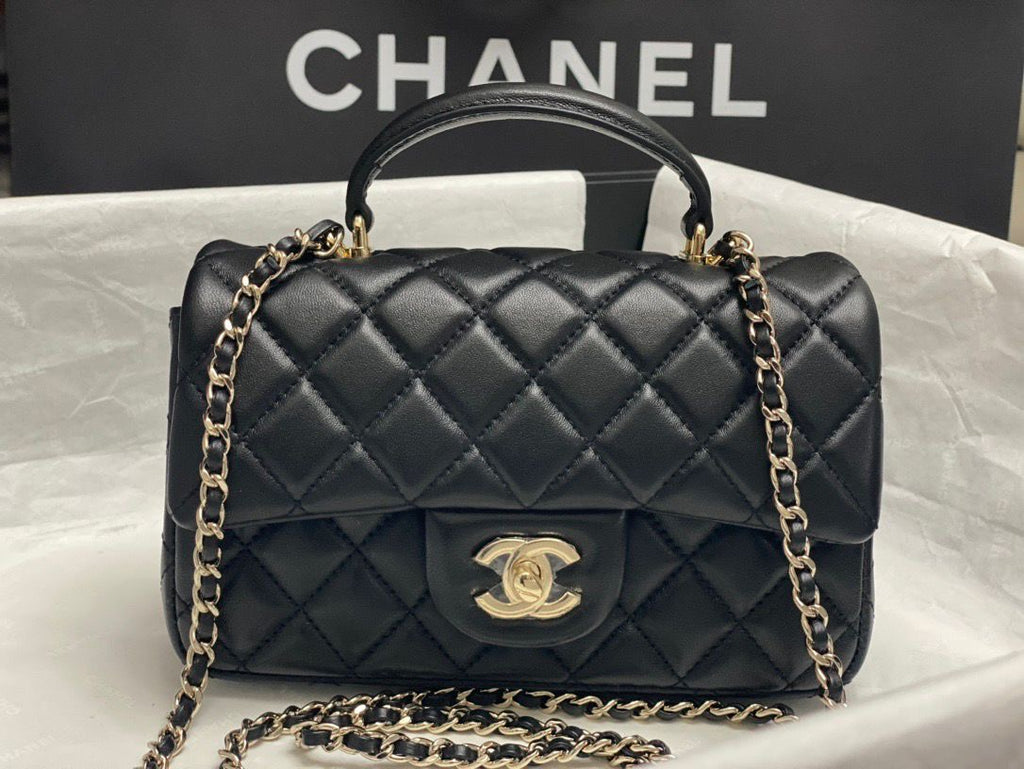 Chanel Mini Classic Flap Bag (Lamb)