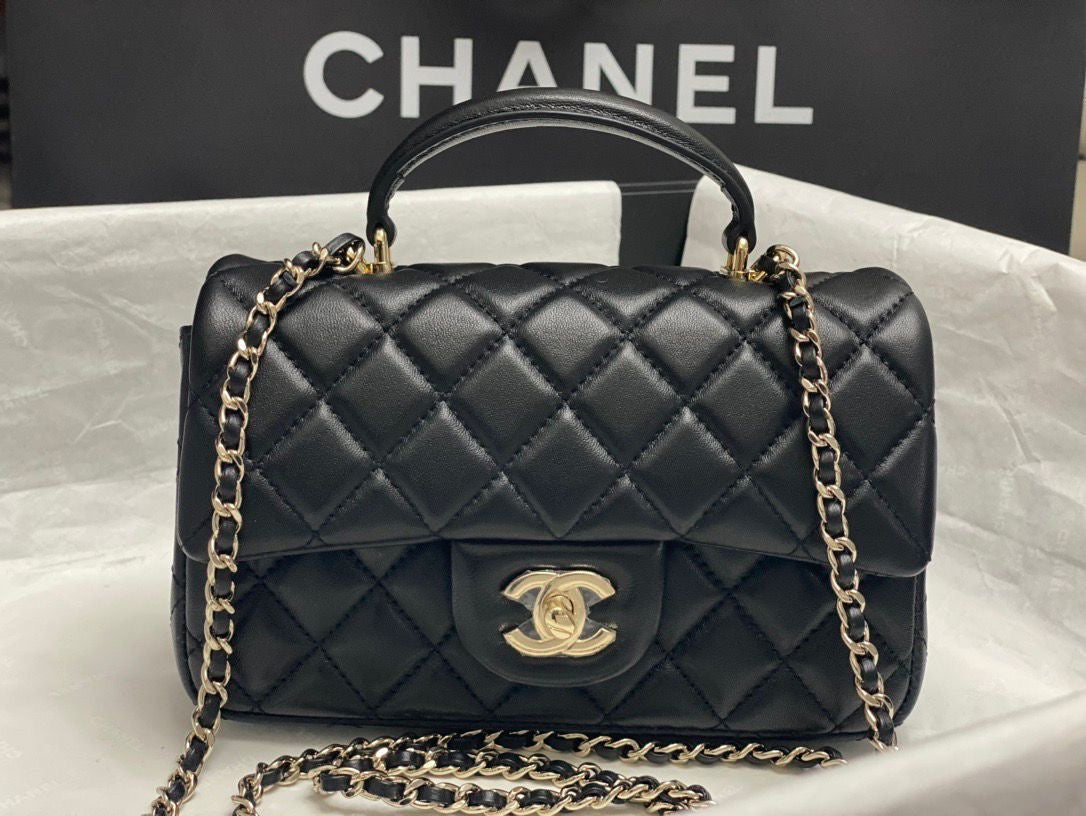 Chanel Mini Classic Flap Bag (Lamb)