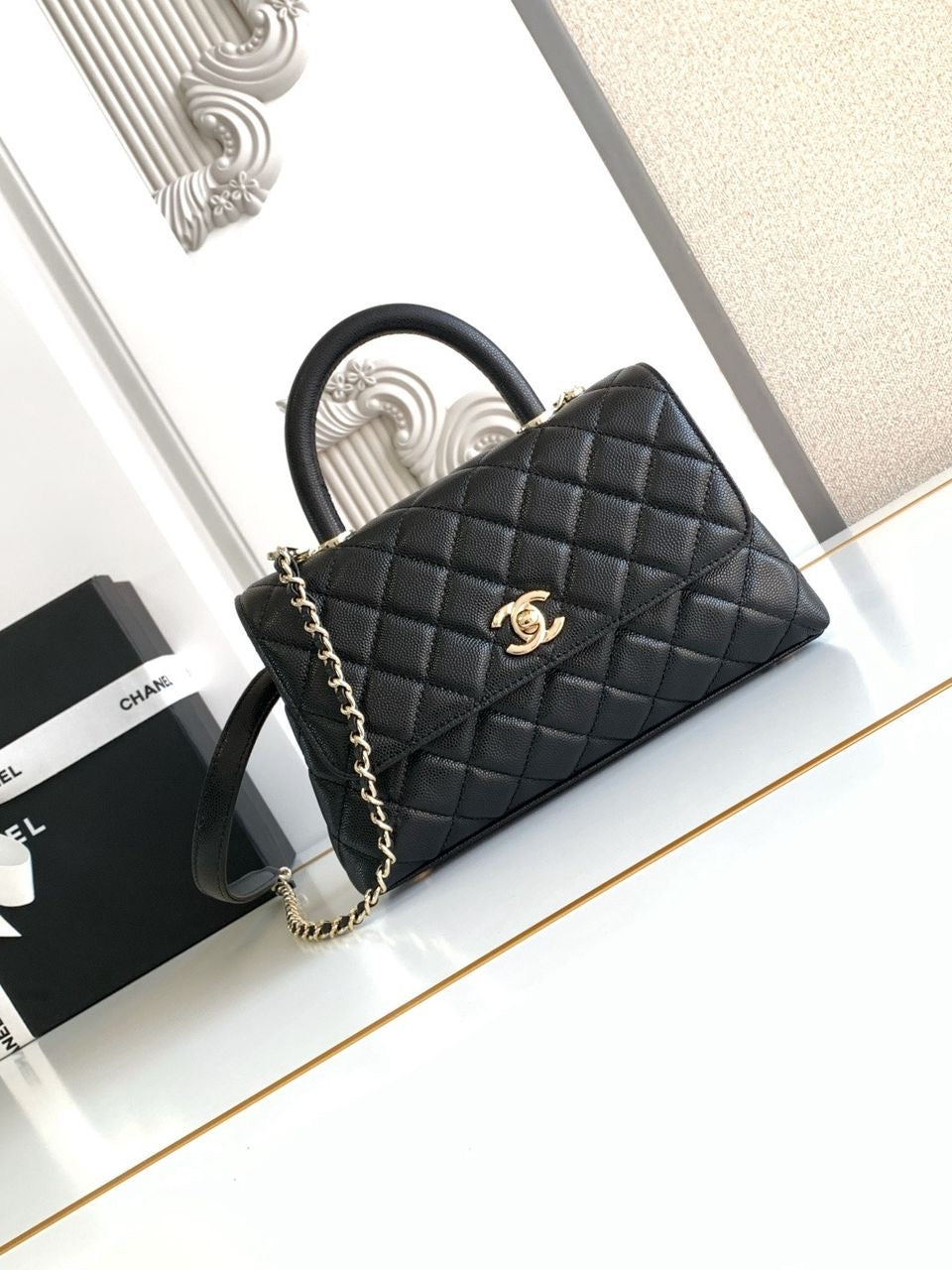 Chanel Coco Top Handle Bag (Caviar)
