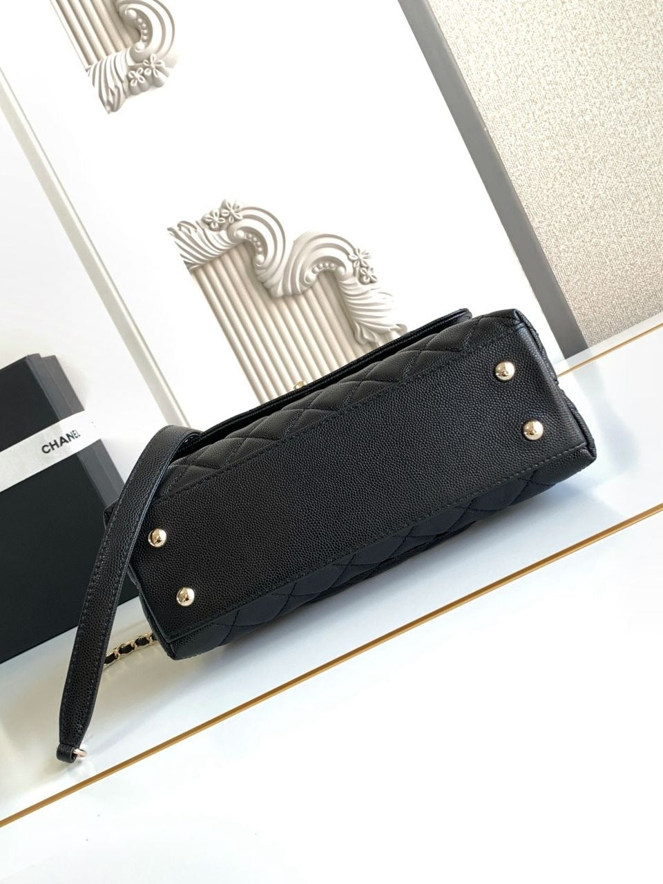 Chanel Coco Top Handle Bag (Caviar)