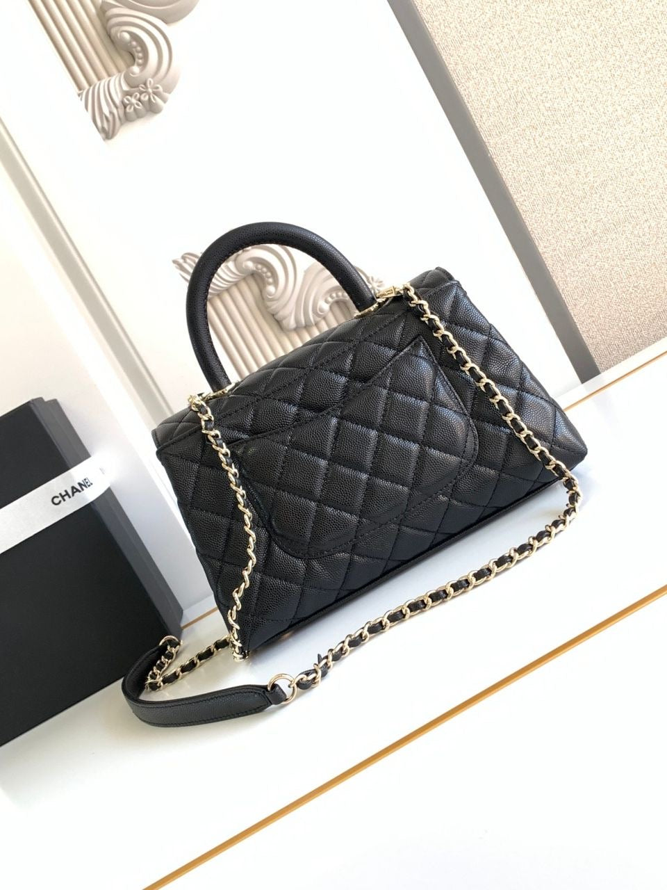Chanel Coco Top Handle Bag (Caviar)