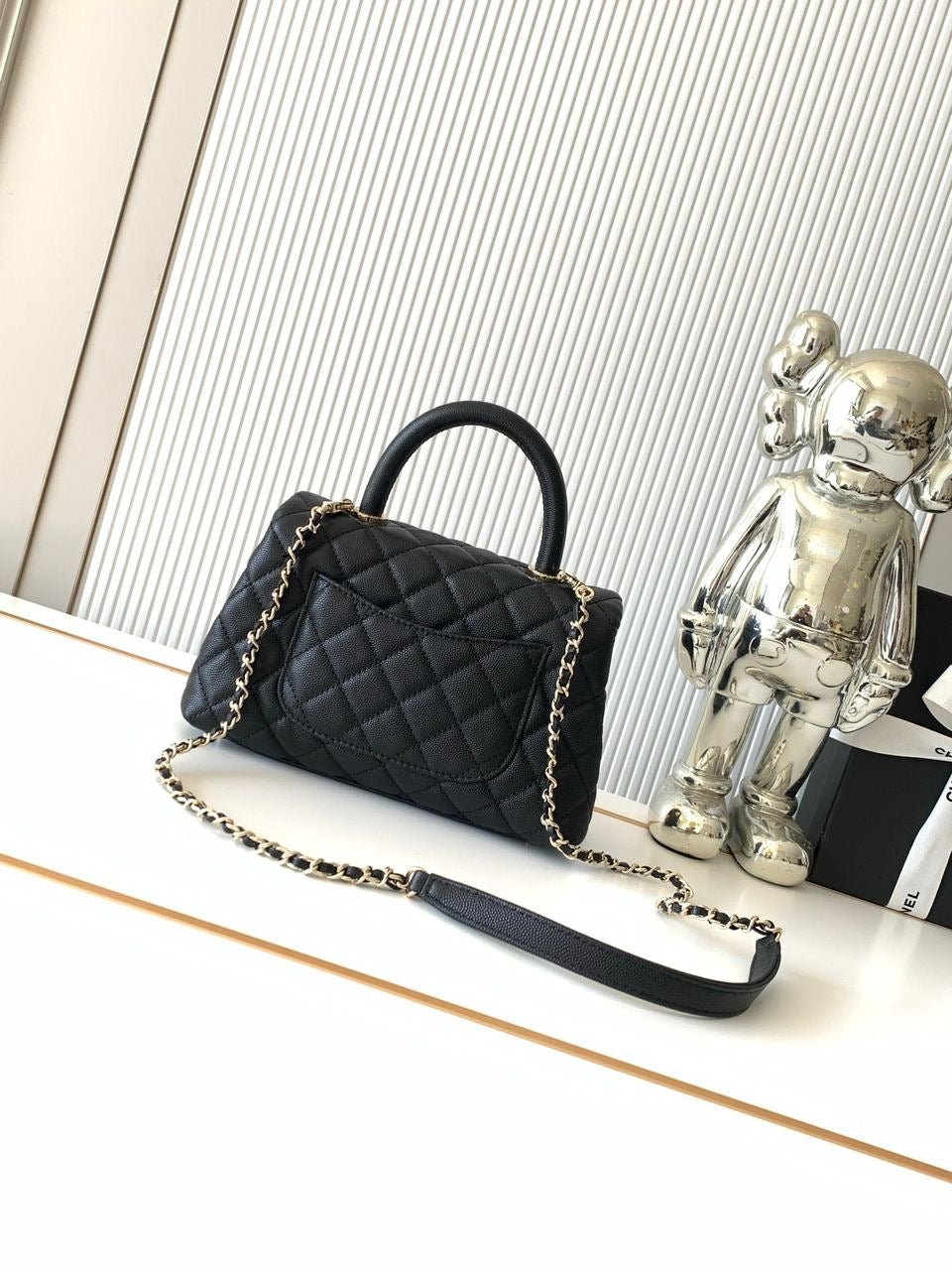 Chanel Coco Top Handle Bag (Caviar)