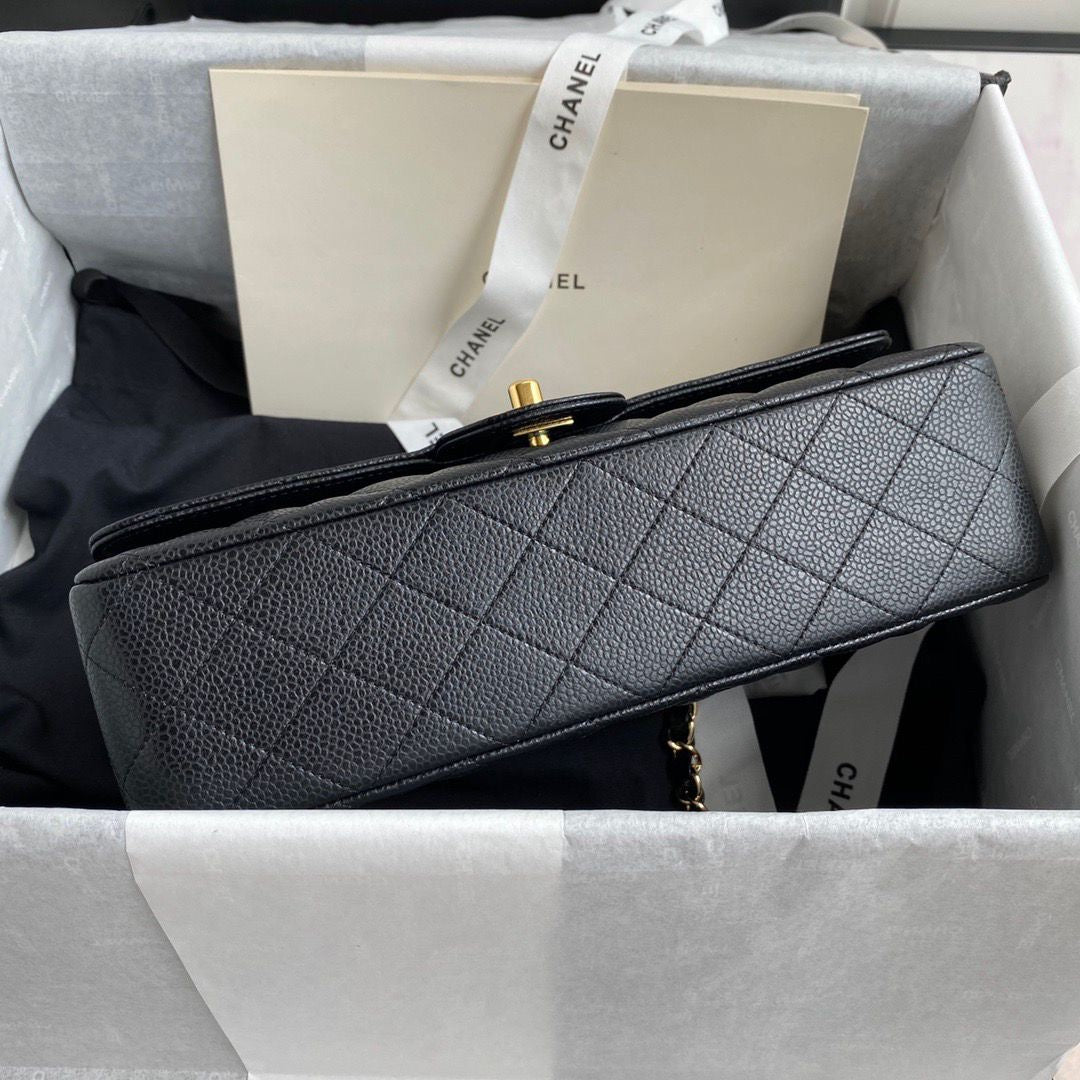 Chanel Classic Double Flap Bag (Caviar)