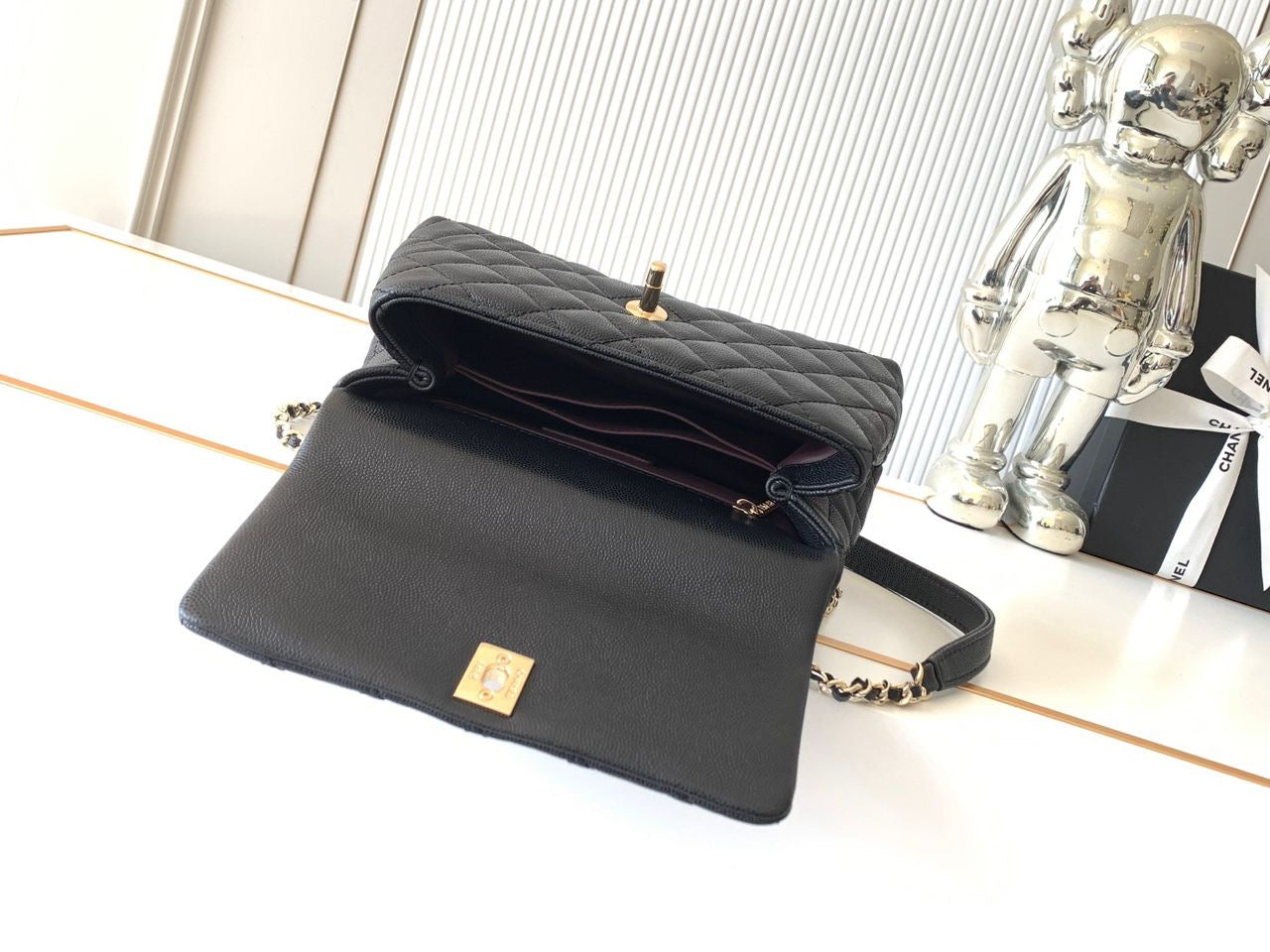 Chanel Coco Top Handle Bag (Caviar)