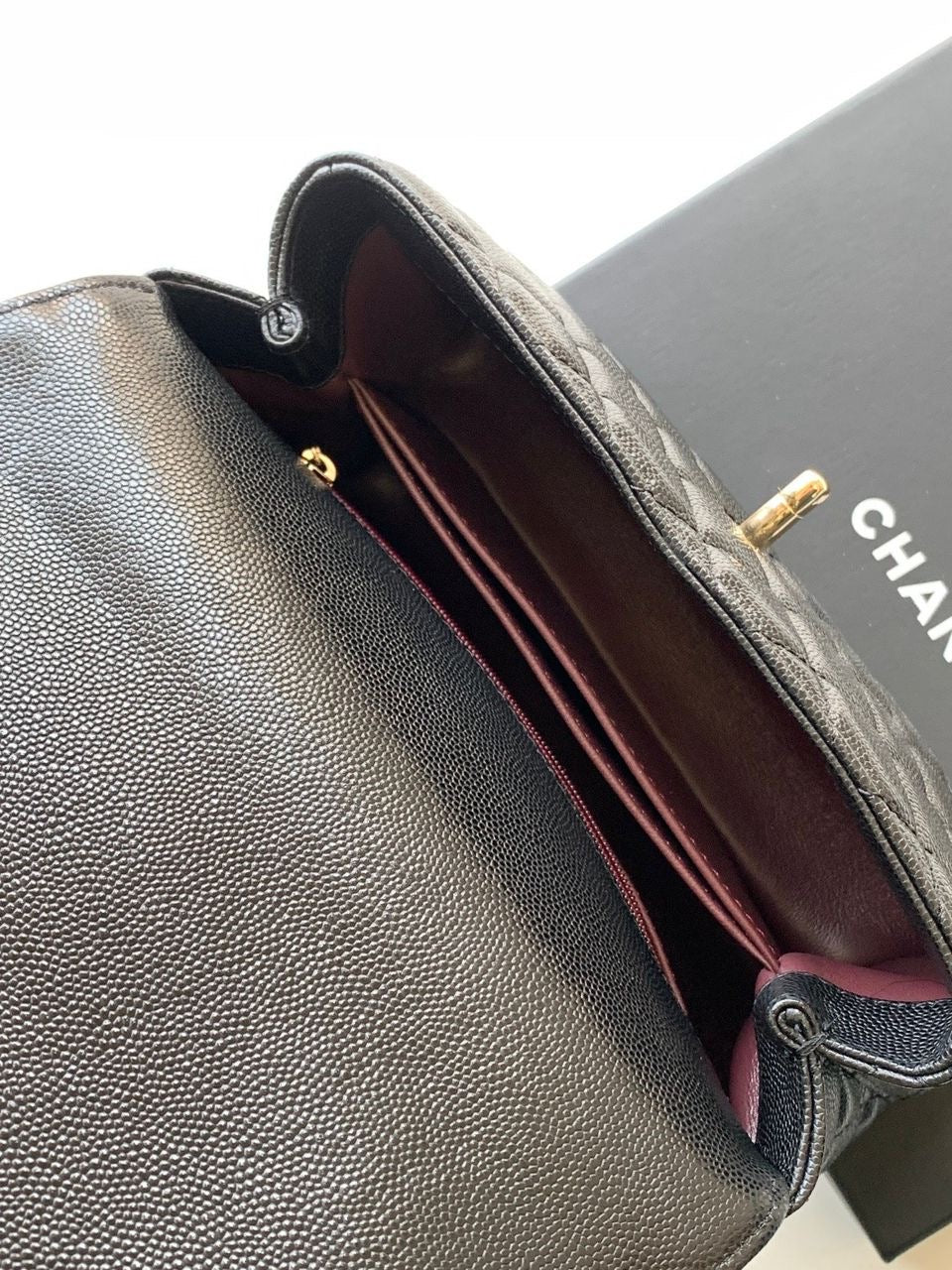 Chanel Coco Top Handle Bag (Caviar)
