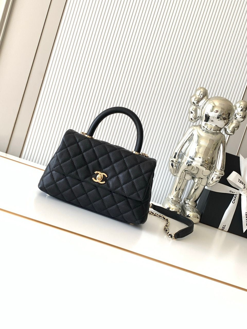 Chanel Coco Top Handle Bag (Caviar)