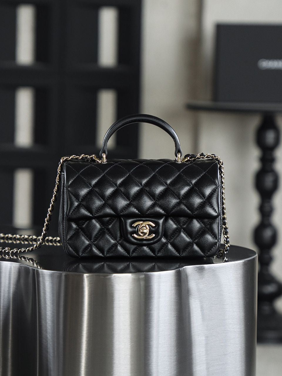 Chanel Mini Classic Flap Bag (Lamb)
